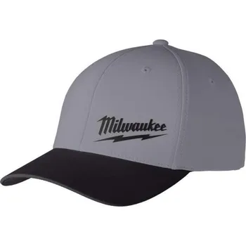 Kšiltovka MILWAUKEE Baseballová kšiltovka prémium BSP DGR LXL, šedá, L/XL