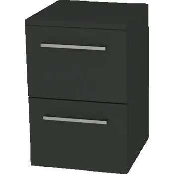 Koupelnový nábytek Bino koupelnová skříňka spodní 50 cm, Multidecor, Šedý antracit