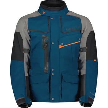 Moto oblečení Bunda na motorku SCOTT VOYAGER DRYO modro-šedá výprodej