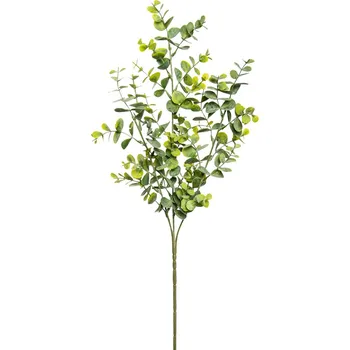 umělá květina umělá větev,Blahovičník - Eukalyptus spray zelený (x33) v65 cm (FB108371800)