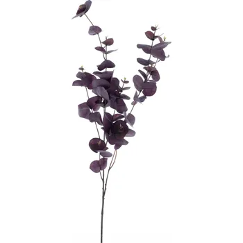 umělá květina umělá větev, Blahovičník - Eukalyptus (spray) Lucas červený 99 cm (326123