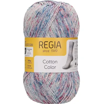 Příze Regia 4-Ply Cotton Color 4084 Dreaming (Ponožková příze bavlněná Regia 4-Ply Cotton Color 4084 Dreaming)