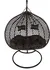 Závěsné křeslo Marcel zahradní houpací závěsné křeslo technoratan/kov 202 x 136 cm černé