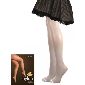 Dámské punčochy VoXX Boma Lonka Litex+LadyB NYLON tights 20DEN, LadyB NYLON tights 20DEN, Boma, 112208 S/158-164/100 bianco