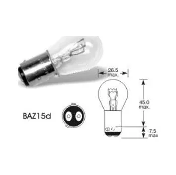 Autožárovka Autožárovka 12V P21/4W BAZ15d VisionPro