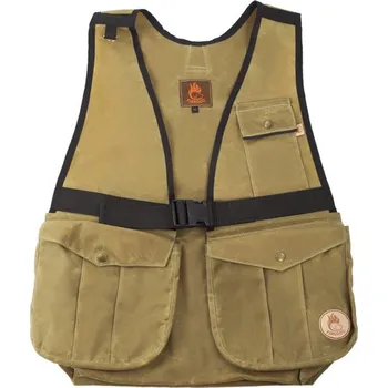 tréninková pomůcka pro psa Firedog Dummy vesta Hunter z voskované bavlny světlá khaki Velikost: L