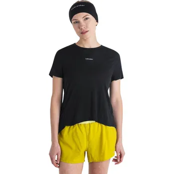 Dámské tričko Dámské merino triko krátký rukáv ICEBREAKER Wmns 125 Cool-Lite Speed SS Tee, Black velikost: XS