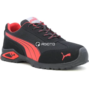 Pracovní obuv PUMA Madrid Low S1P černá pánská pracovní obuv Výprodej 45