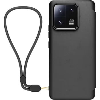 Pouzdro na mobilní telefon Flipové pouzdro Made for Xiaomi Book s poutkem pro Xiaomi Redmi 12 4G/5G, černá