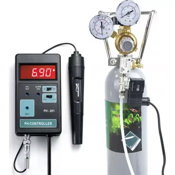 Kompletní CO2 set s 5 l lahví s nočním vypínáním s pH kontrolérem