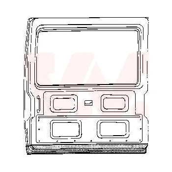 Dveře karosérie Dveře, karoserie VAN WEZEL 3070274