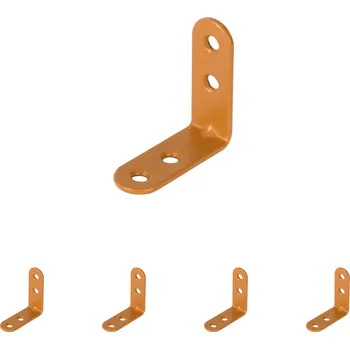 Nábytkové kování Walteco Spojovací úhelník 40x40x15mm, béžový Množství: 5 ks