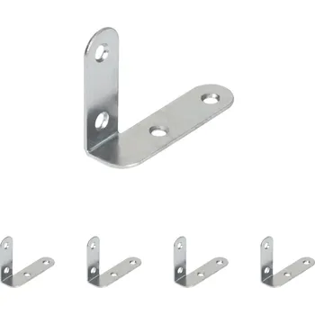 Walteco Spojovací úhelník 45x60x16mm, levý, pozinkovaný Množství: 5 ks