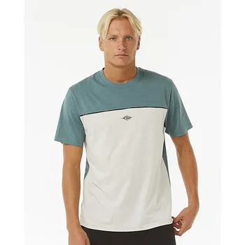 Pánské tričko Tričko Rip Curl VAPORCOOL MEDINA SEACELL TEE Blue Stone velikost XL