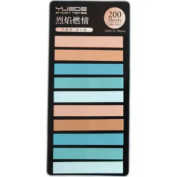 Doplněk ke knize CuteArt Úzké a extra úzké samolepicí transparentní záložky - Apricot Varianta: Úzké