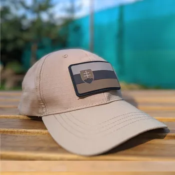 Kšiltovka Kšiltovka R/S Tactical + Nášivka Patch SVK Vlajka khaki