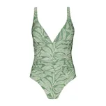 Plavky Barts AKAMU SCULPTING ONE PIECE Sage velikost 42