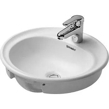 Umyvadlo Duravit Manua umyvadlo 48x48 cm kulatý zápustný bílá 5220480000