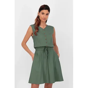 Dámské šaty šaty Alife and Kickin SCARLETTAK A Sage Leaf velikost L