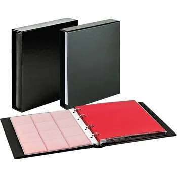 Sběratelství Lindner KARAT CLASSIC mincovní album Barva: Černá, Provedení: S ochrannou kazetou