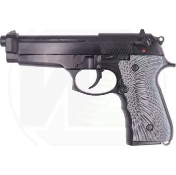 Airsoftová zbraň Airsoftová pístole M92 (MO17) Eagle - černá, kovový závěr, Full Auto, GBB, WE