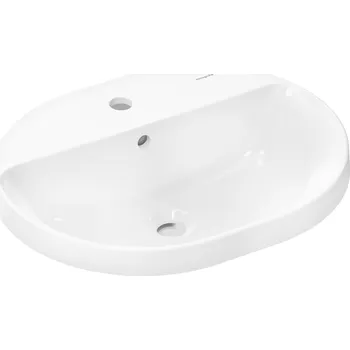 Umyvadlo Hansgrohe Xuniva U umyvadlo 55x45 cm oválné zápustný bílá 61064450