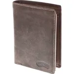 Pánská kožená peněženka hnědá - prostorná velká Nivasaža N12