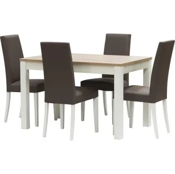 Jídelní set STIMA Jídelní set Casa Mia Variant-Nancy VARIANTA PROVEDENÍ: stůl ( d/š/v) 80 x 80 x 77 cm + 4 židle
