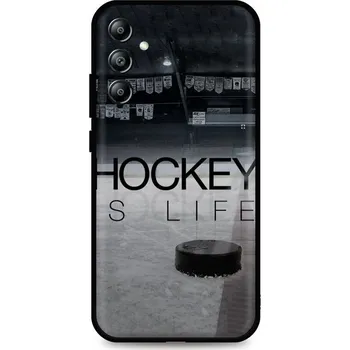 Pouzdro na mobilní telefon Kryt Samsung A14 5G Hockey Is Life (obal neboli pouzdro na Samsung A14 5G)