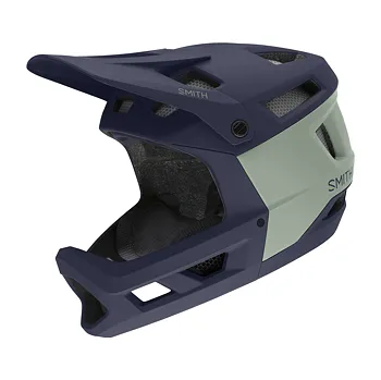 Cyklistická přilba Cyklistická helma Smith MAINLINE MIPS Matte Midnight Navy / Sagebrush velikost L