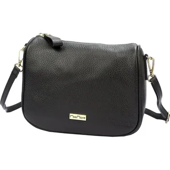 Kabelka Malá kožená černá crossbody kabelka Mia More no. 003