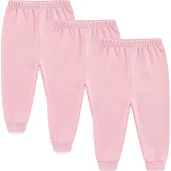 Bavlněné kojenecké tepláčky - dívčí (3 ks / bal.) Barva: PL3103, Velikost: 24 měsíců