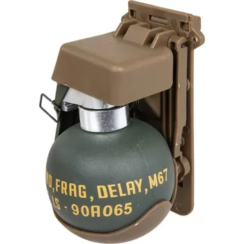 Airsoftová zbraň Imitace granátu M67 (Dummy) včetně MOLLE úchytu - pískový, Wosport