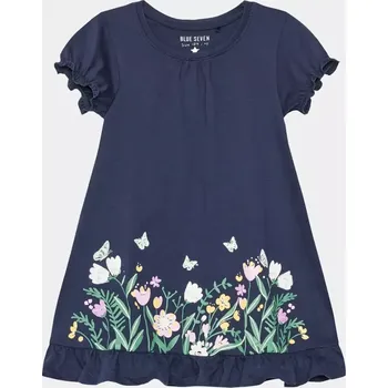 Dívčí šaty Dívčí letní šaty Louka Blue Seven 721636 velikost 104