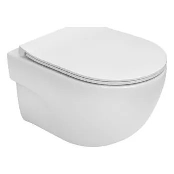 Roca Meridian-N Compacto sada wc s mísou a sedátkem závěsná bez splachovacího kruhu bílá A34H242000