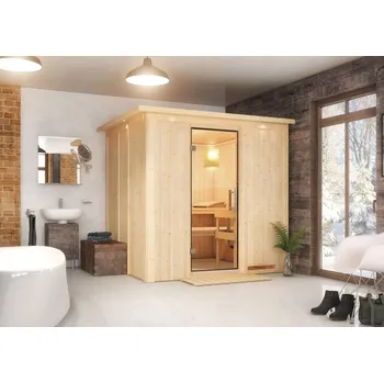 Sauna KARIBU HOLZTECHNIK Finská sauna KARIBU SODIN (85599) LG3980 AKCE