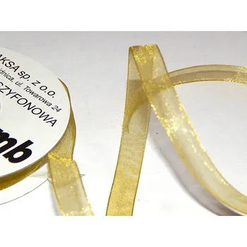 Stuha Stuha šifonová, WO9009, šíře 38 mm za metr