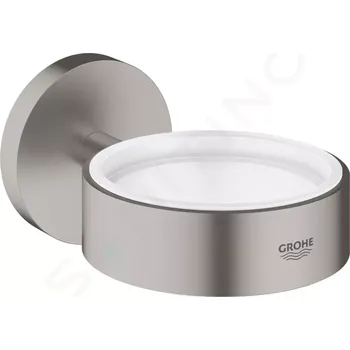Držák na ručník Grohe Essentials Držák skleničky/mýdelníku, supersteel, 40369DC1