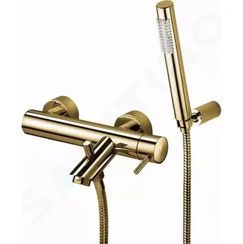 Vodovodní baterie Paffoni Light Exclusive Edition Vanová baterie s příslušenstvím, zlatá, LIG023HG