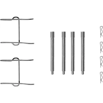Přislušenství brzdového systému Sada příslušenství, obložení kotoučové brzdy BOSCH 1 987 474 223