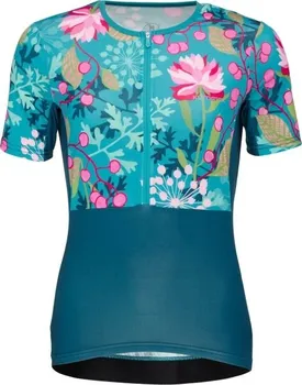 cyklistický dres Klimatex Tajga W modrý/růžový