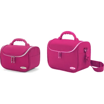 Cestovní taška BENZI Kosmetická sada BZ 5664+5665 Magenta 2-set
