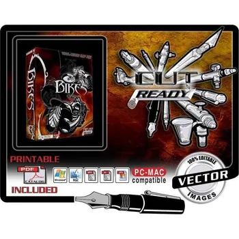 Víno Motorky 75+ klipartů EPS, AI, JPG