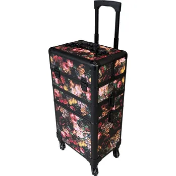 Kosmetická taška Salon Komplet Kufr na kolečkách Black Rose