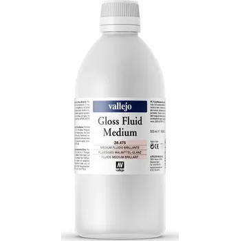 Vallejo 28475 Gloss Fluid Medium (500ml)