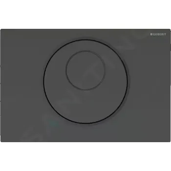 Geberit Sigma10 Elektronické ovládání splachování, síťové napájení, černá, 115.890.DW.6