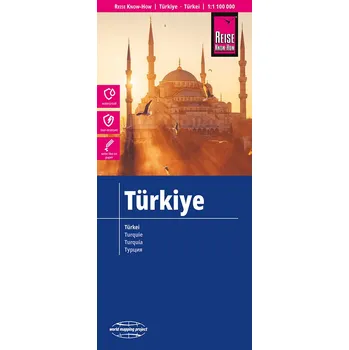 Reise Know-How Verlag mapa Turkey 1:1,1 mil. voděodolná