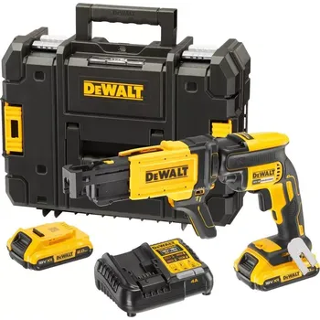 Dílna DCF620D2K Bezuhlíkový šroubovák na sádrokarton XR 18 V Li-Ion 2x2,0Ah - DeWALT (AKU šroubovák se zásobníkem)