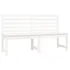Zahradní lavice Zahradní lavice masivní borové dřevo 824040 157,5 x 48 x 91,5 cm bílá 