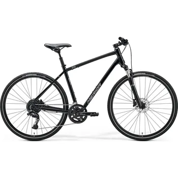 MERIDA CROSSWAY 300 Glossy Black(Silver) L